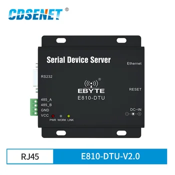 RS485/RS422 към Ethernet MQTT E810-DTU-V2.0 индустриален модул ModbusRJ45, пълен дуплекс модул, двупосочен сериен сървър с прозрачна брошура