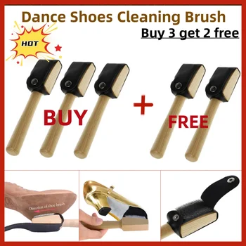1-5шт Четка за обувки, дървени почистващи средства за замшевой ходила, танцови обувки, четка за почистване на обувки, домакински почистващи препарати