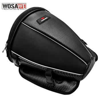 WOSAWE мотоциклетни чанти за опашката, чанта за съхранение на задната седалка на мотоциклет, седельная чанта, богат на функции водоустойчива чанта за мотокрос